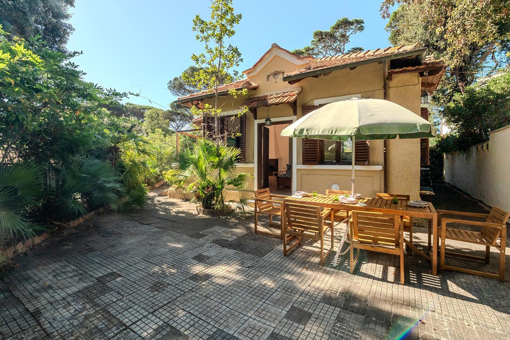 Exclusive Charming Villa - Free Parking 400 Mq Garden - Rome Airport - Roseto Villa Dream Fregenae Dış mekan fotoğraf